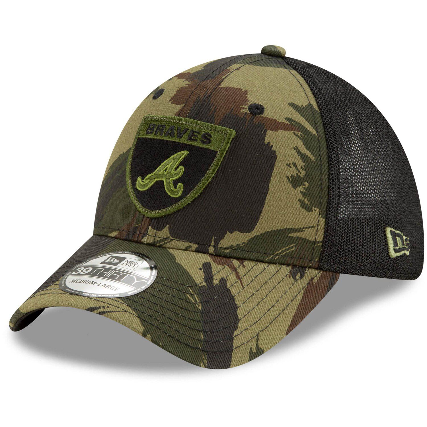 braves camo hats