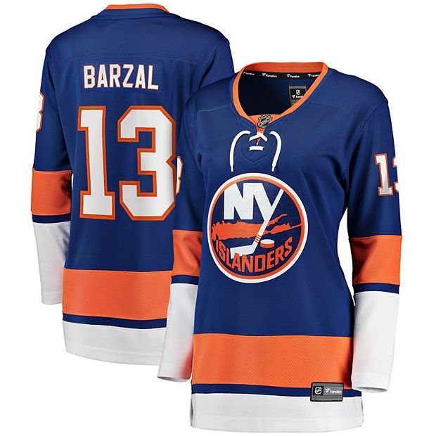 Fanatics Branded Men's Mathew Barzal Royal New York Islanders Home Premier Breakaway Player Jersey - Blue