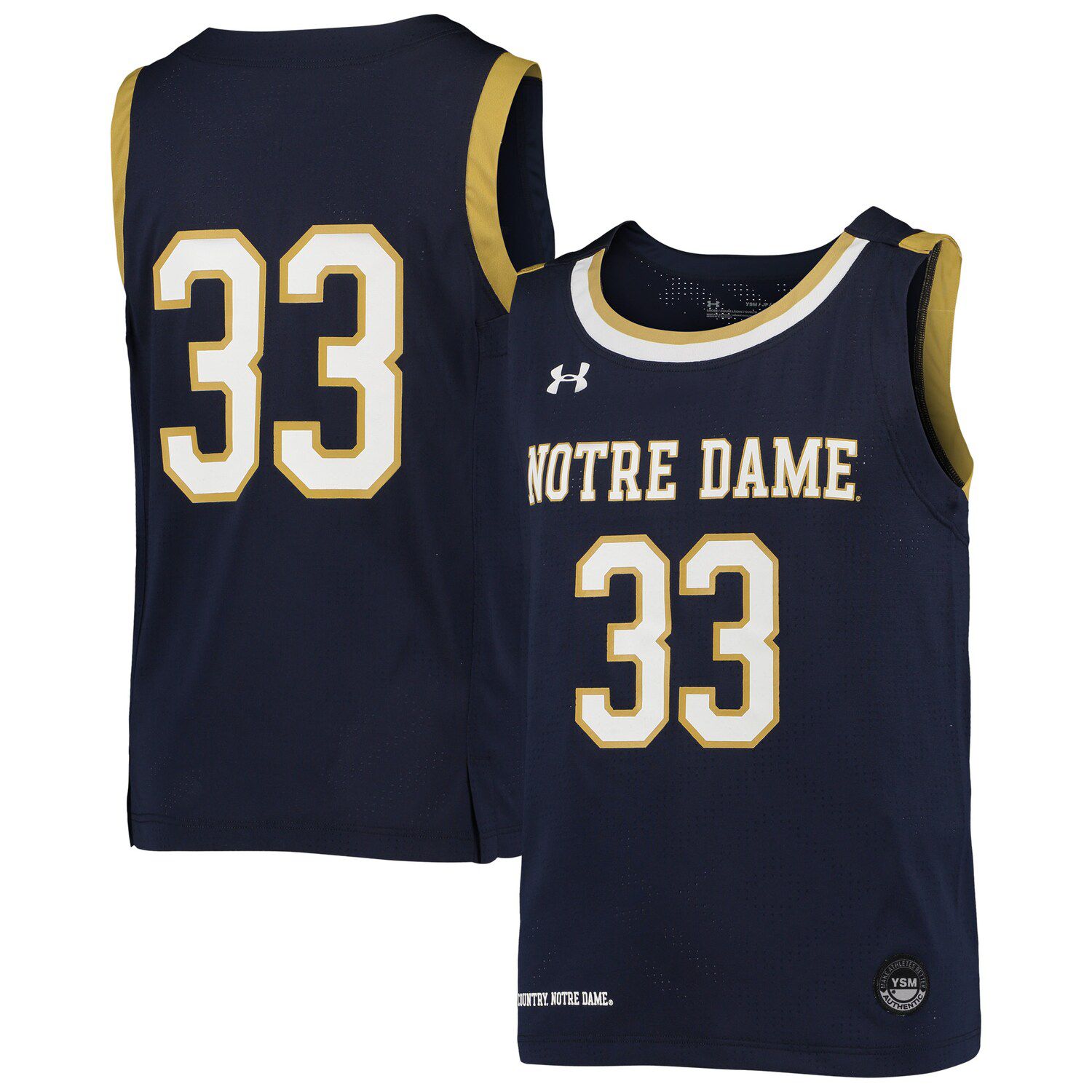 notre dame youth basketball jersey