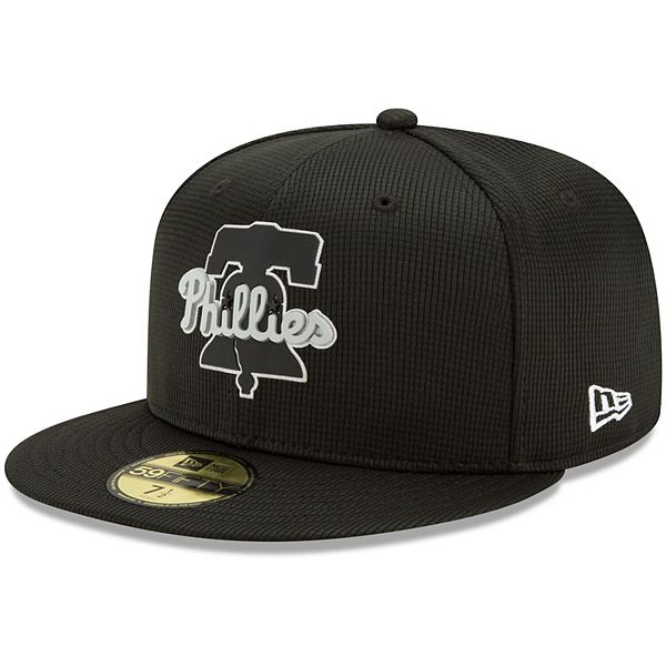 Men's New Era Black Philadelphia Phillies Team Clubhouse 59FIFTY Fitted Hat