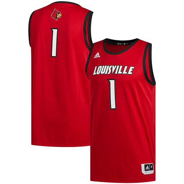 Men's adidas Red Louisville Cardinals Custom Football Jersey