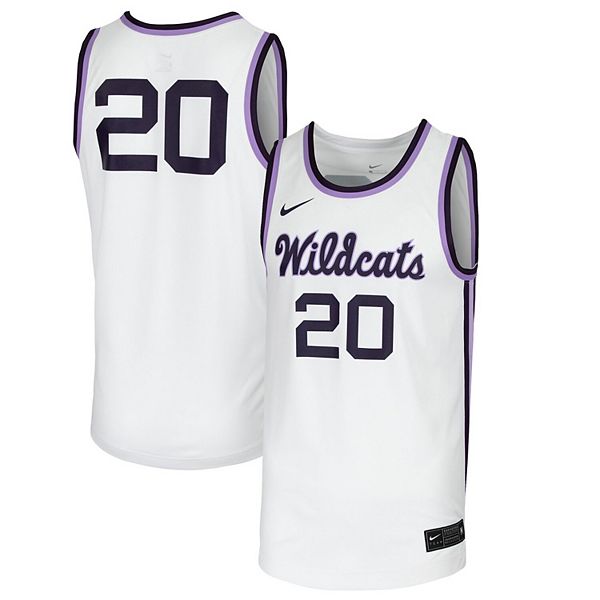 Nike #20 Kansas State Wildcats White Team Replica Basketball Jersey