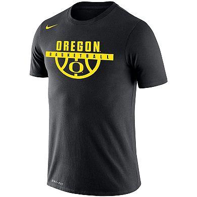 Men's Nike Black Oregon Ducks Basketball Drop Legend Performance T-Shirt