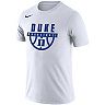 Men's Nike White Duke Blue Devils Basketball Drop Legend Performance T 