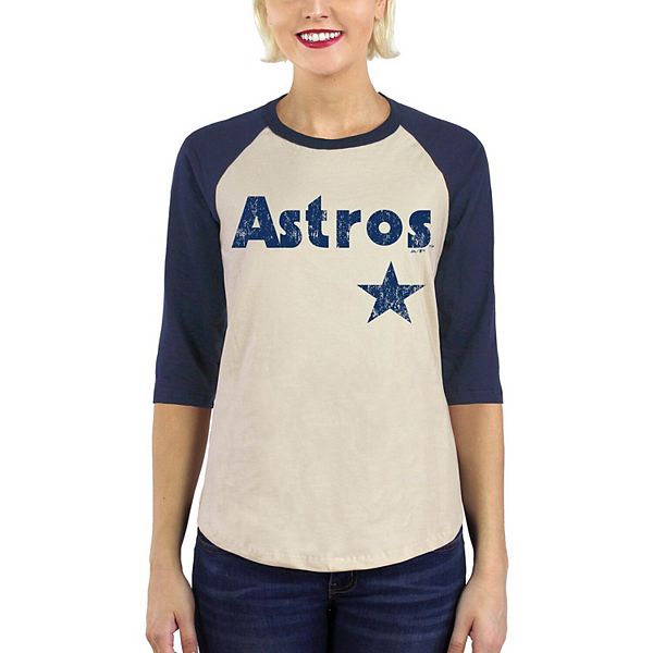 Majestic Threads Men's Majestic Threads Cream/Navy Houston Astros