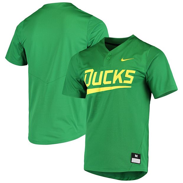 Oregon Ducks Nike Replica Two-Button Baseball Jersey - Green