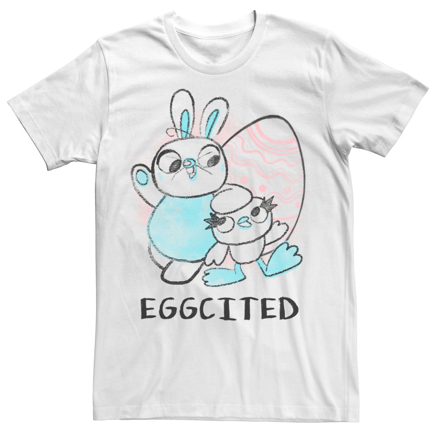 Image for Disney / Pixar Men's Toy Story 4 Easter Ducky And Bunny Eggcited Tee at Kohl's.
