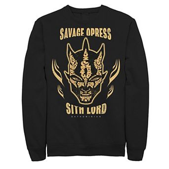 Men's Star Wars: Clone Wars Savage Opress Sith Lord Portrait Sweatshirt