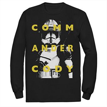 Men's Star Wars: Clone Wars Commander Cody Text Overlay Tee