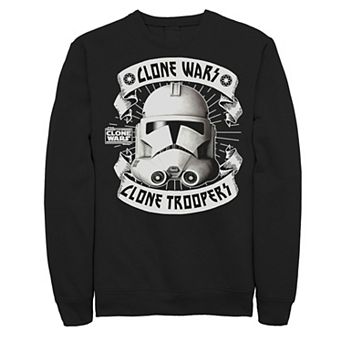 Men's Star Wars: Clone Wars Stormtrooper Portrait Sweatshirt