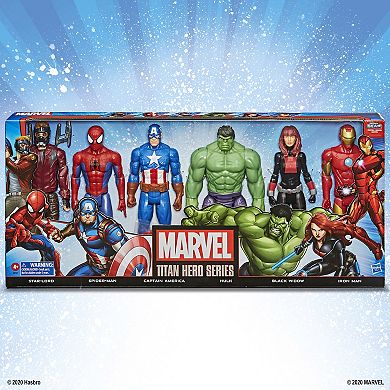 Marvel Avengers Titan Hero Series 6-Pack Action Figure Set by Hasbro