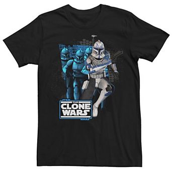 Men's Star Wars: The Clone Wars Clone Captain Rex Mashup Tee