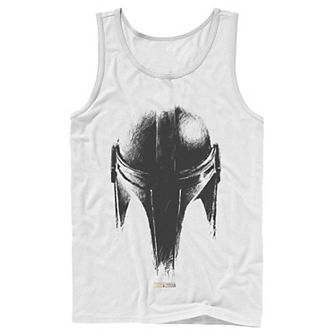 Men's Star Wars The Mandalorian Metallic Helmet Tank Top