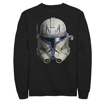 Men's Star Wars: Clone Wars Clone Commander Rex Big Face Sweatshirt