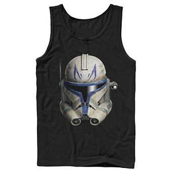 Men's Star Wars: Clone Wars Clone Commander Rex Big Face Tank Top