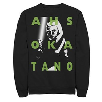 Men's Star Wars: Clone Wars Ahsoka Tano Text Overlay Sweatshirt