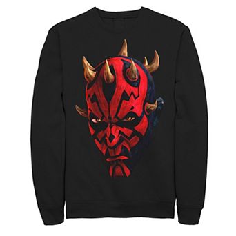 Men's Star Wars: Clone Wars Darth Maul Big Face Sweatshirt