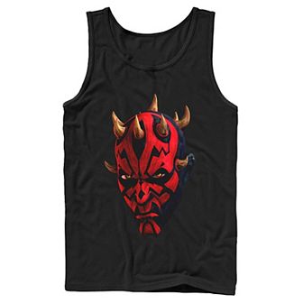 Men's Star Wars: Clone Wars Darth Maul Big Face Tank Top