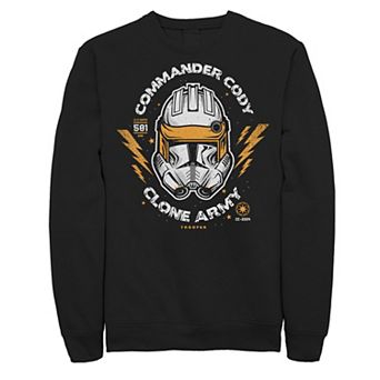 Men's Star Wars Commander Cody Clone Army Head Shot Sweatshirt