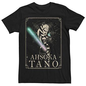 Men's Star Wars: The Clone Wars Ahsoka Tano Celestial Portrait Tee