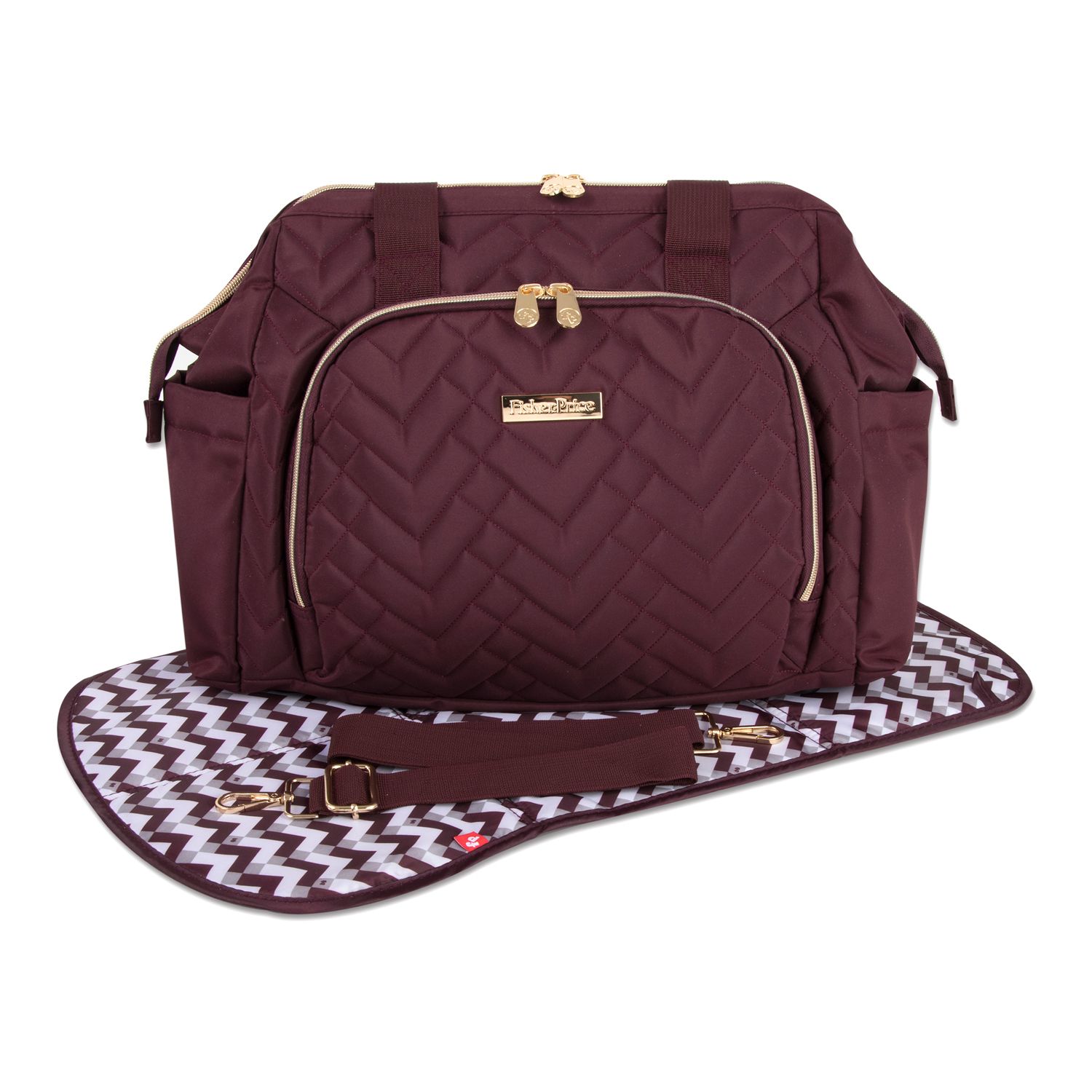 chevron diaper bag