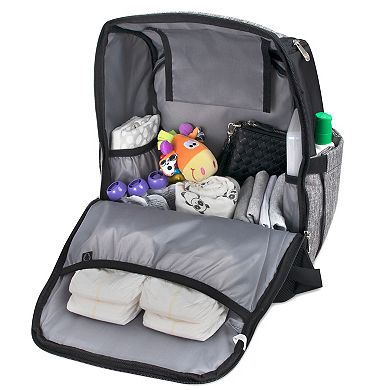 Fisher-Price Now Pockets Fast Finder Backpack Diaper Bag