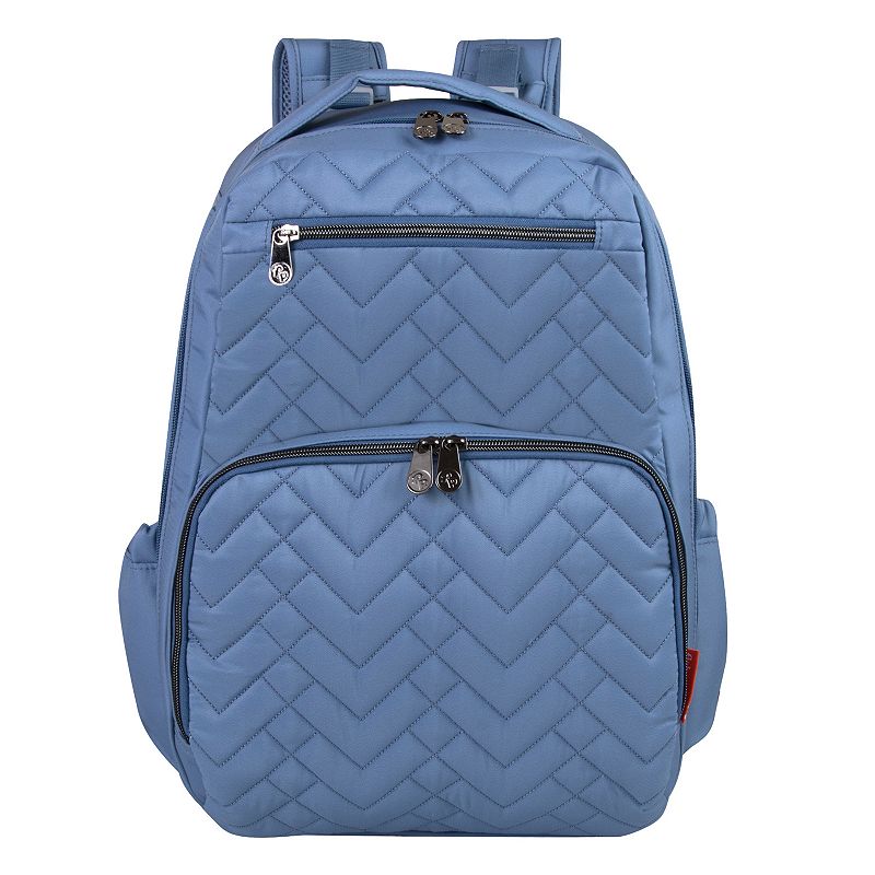 Fisher-Price Signature Morgan Backpack Diaper Bag, Blue