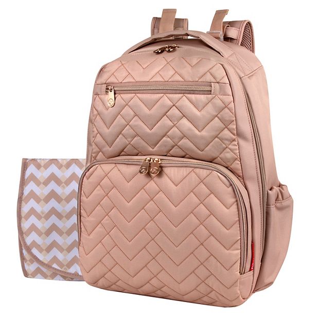 Fisher-Price Signature Morgan Backpack Diaper Bag, Pink