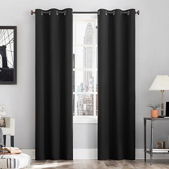 Sun Zero Cyrus Thermal 100% Blackout Grommet Window Curtain