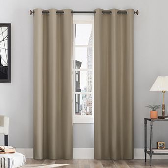 Sun Zero Cyrus Thermal 100% Blackout Grommet Window Curtain