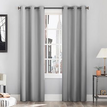 Sun Zero Cyrus Thermal 100% Blackout Grommet Window Curtain