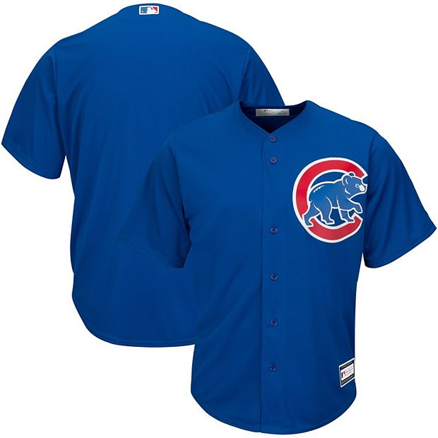 Men's Royal Chicago Cubs Big & Tall Button-Up Shirt