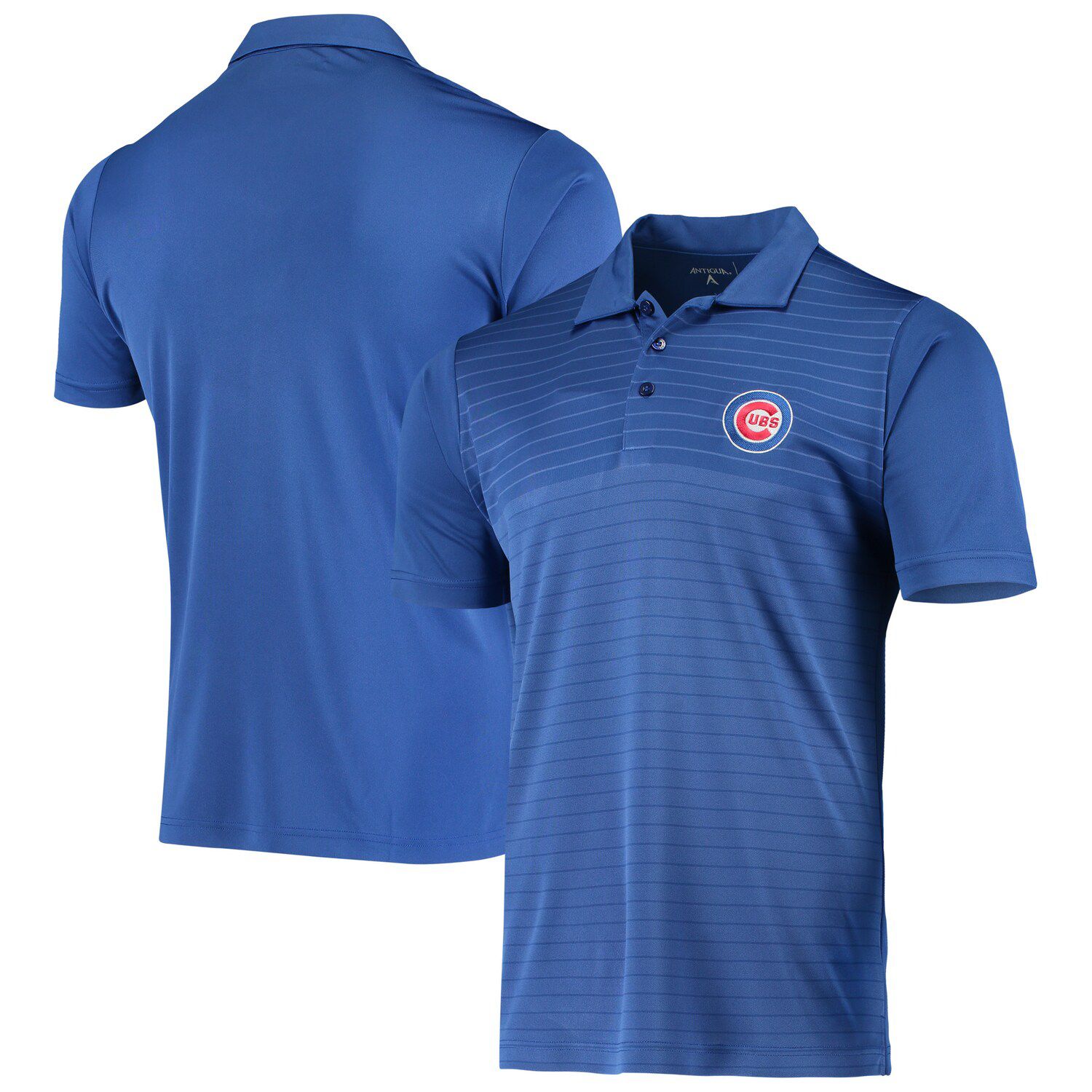 Men's Antigua Chicago Cubs White Balance Polo