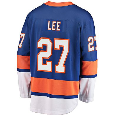 Men's Fanatics Branded Anders Lee Royal New York Islanders Home Premier Breakaway Player Jersey