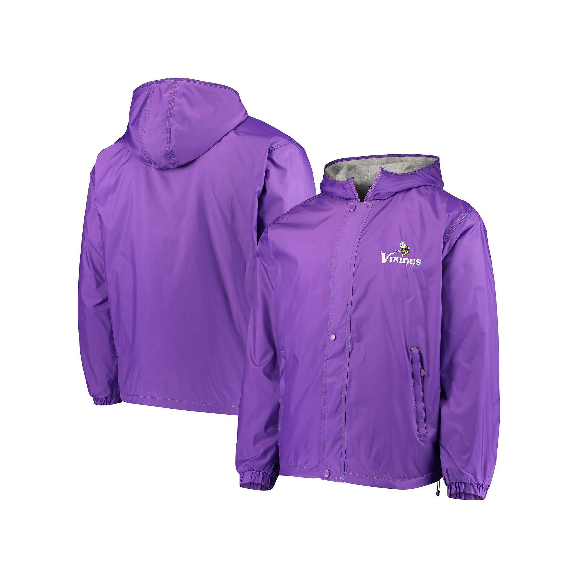 Mens Dunbrooke Purple Minnesota Vikings Logo Legacy Stadium Full-Zip Jacke
