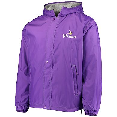 Men's Dunbrooke Purple Minnesota Vikings Logo Legacy Stadium Full-Zip Jacket