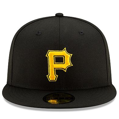 Men's New Era Black Pittsburgh Pirates Alternate 2 Authentic Collection On-Field 59FIFTY Fitted Hat