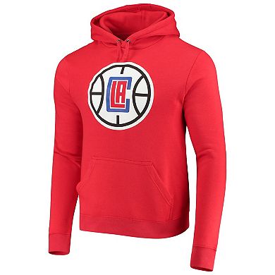 Men's Fanatics Branded Kawhi Leonard Red LA Clippers Playmaker Name & Number Fitted Pullover Hoodie