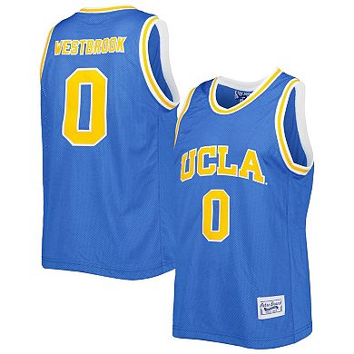 Men's Original Retro Brand Russell Westbrook Blue UCLA Bruins Alumni Basketball Jersey