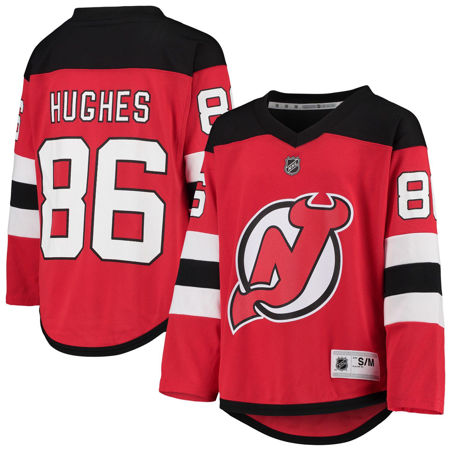 jack hughes youth jersey