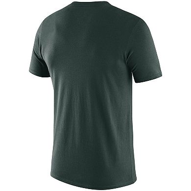 Men's Nike Green Michigan State Spartans Baseball Legend Slim Fit Performance T-Shirt