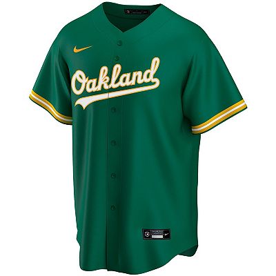 Youth Nike Kelly Green Oakland Athletics Alternate Replica Team Jersey