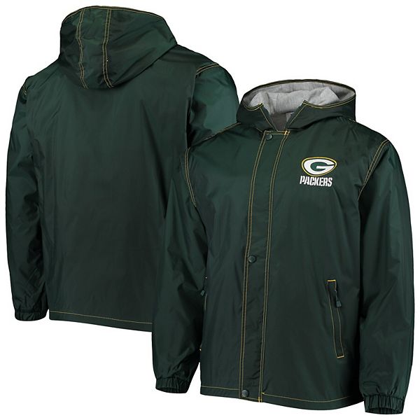 G-III Men's Green Bay Packers Playmaker Green Full-Zip Jacket