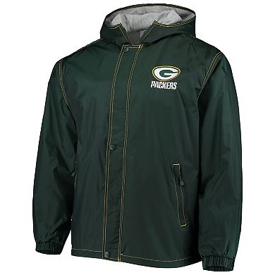 Men's Dunbrooke Green Green Bay Packers Logo Legacy Stadium Full-Zip Jacket