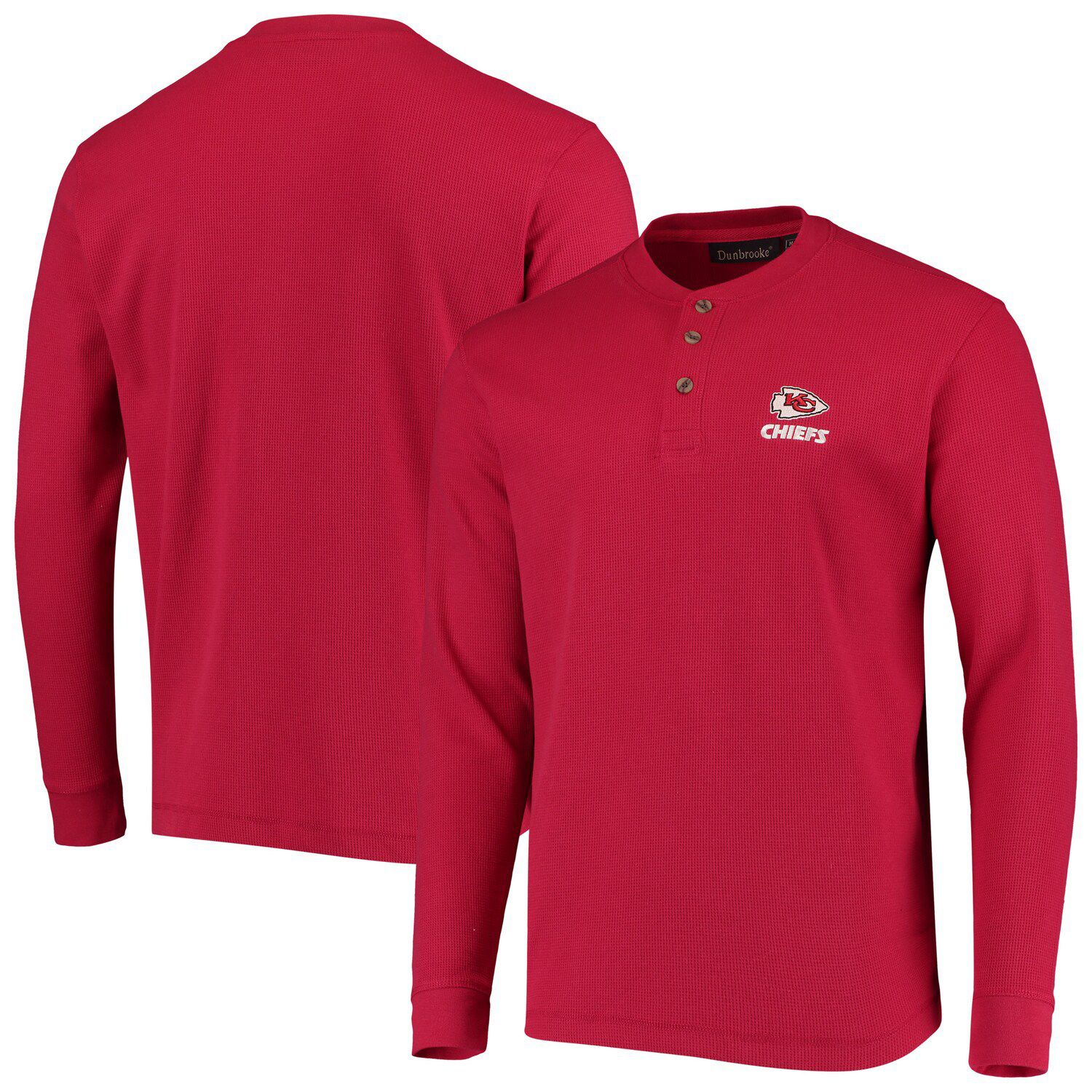 mens red henley long sleeve