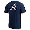 Men's Fanatics Branded Navy Atlanta Braves Team Logo End Game T-Shirt