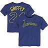 Toddler Nike Ken Griffey Jr. Royal Seattle Mariners Cooperstown Collection Player Name & Number T-Shirt