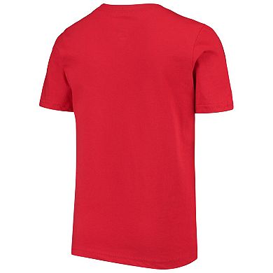 Youth Red Chicago Blackhawks Primary Logo T-Shirt