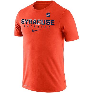 Men's Nike Orange Syracuse Orange Lacrosse Legend 2.0 Performance T-Shirt