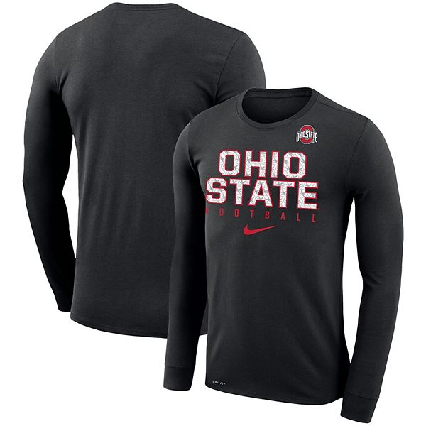 Men's Nike Black Ohio State Buckeyes Football Practice Legend ...